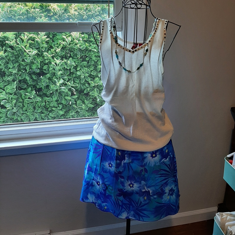Floral skirt/ cover-up